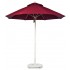 Commercial Restaurant Umbrellas 7-5 Foot Fiberglass Market Umbrella With Aluminum Pole - Pulley Lift