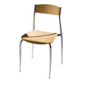Side Chair with Wood Seat and Back 189