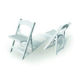 Structure Folding and Stacking Chair - Silver
