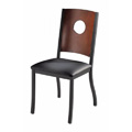 Wagner Side Chair with Upholstered Seat and Full Moon Back 823 