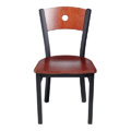 Wood Side Chair with Upholstered Seat 951