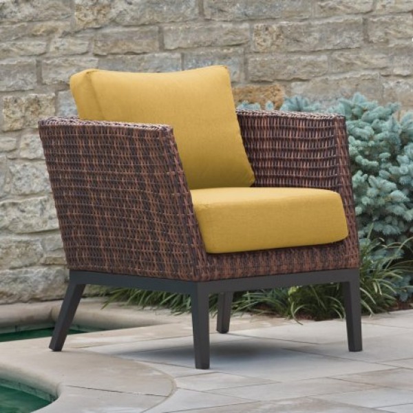Hospitality Restauarant Hotel Pavion Woven Weave Salino Upholstered Outdoor Deep Seating Lounge Furniture