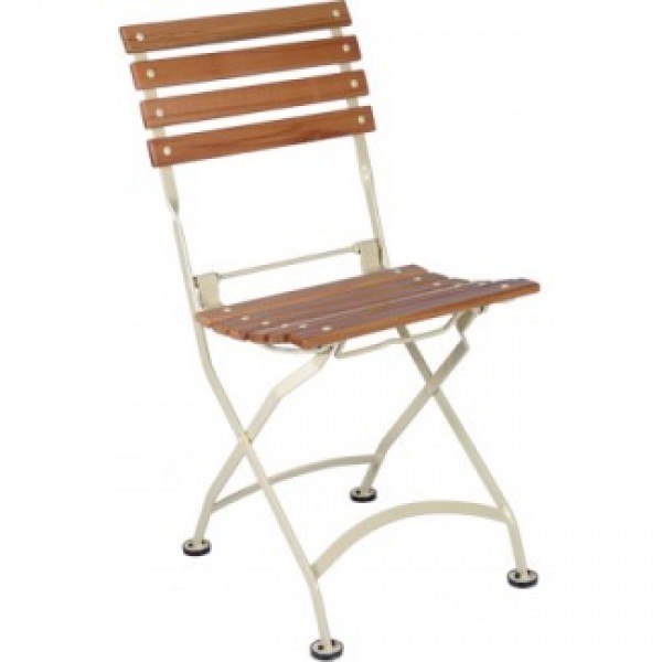 Teak Folding Chairs and Tables - European Cafe