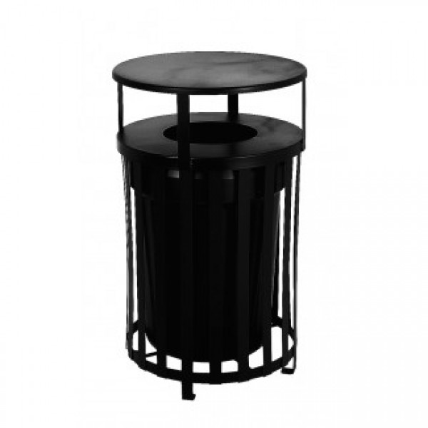 Wrought Iron Trash Cans