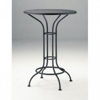Commercial Outdoor Restaurant High Tables Wrought Iron Bar Tables