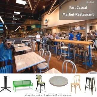 Fast Casual Custom Seating and Tables