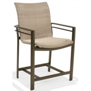 Southern Cay Woven Stationary Balcony Height Stool