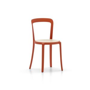 On & On Sidechair with Natural Wood Seat