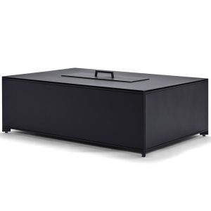 Essence Solid Panel Coffee Table Height Rectangular Fire Table