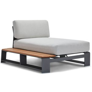 Gather LHF Chaise Unit with NexTeak Accent