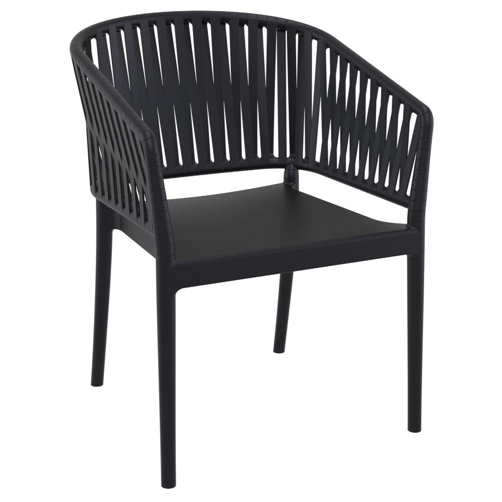ISP212 Portofino Armchair Black