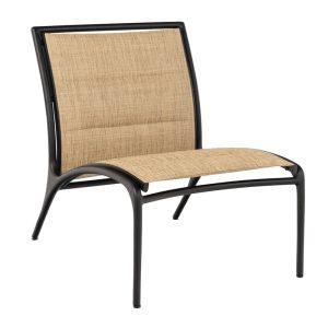 Orion Padded Sling Armless Lounge Chair