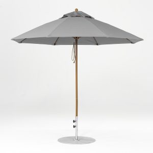 Niles 9' Octagon Umbrella Faux Wood