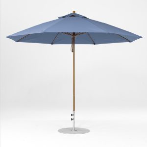 Niles 11' Octagon Umbrella Faux Wood