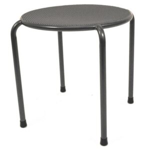 18" Round Euro Wrought Iron End Table